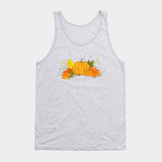 Pumpkins Tank Top by Polkadotdreamer